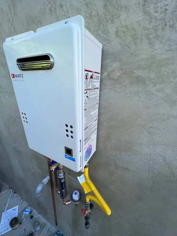 Tankless water heater installation for Dutch Neck Farms homes